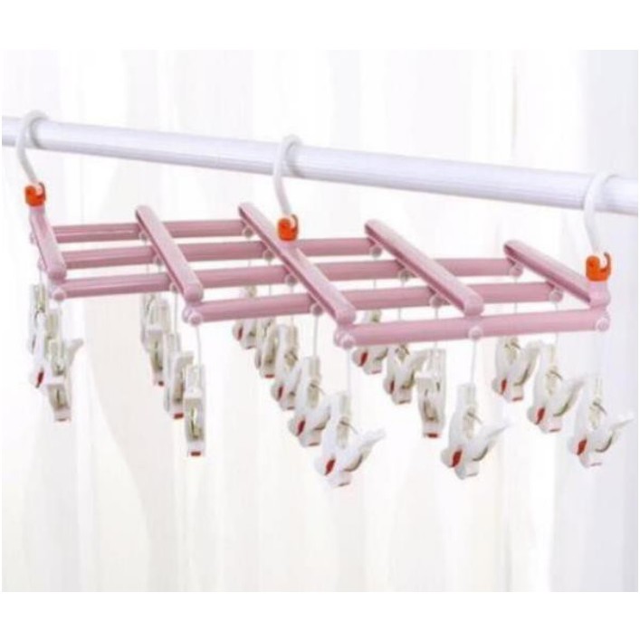 Móc Gấp Gọn Phơi Đồ Cho Em Bé - 29 Kẹp