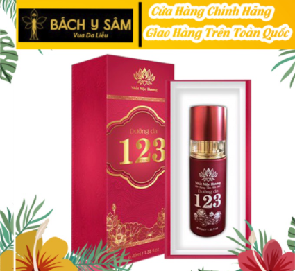 Dưỡng Da 123 - Bách Y Sâm Nhất Mộc Hương Lọ 40ml Đỏ (Mẫu Mới)
