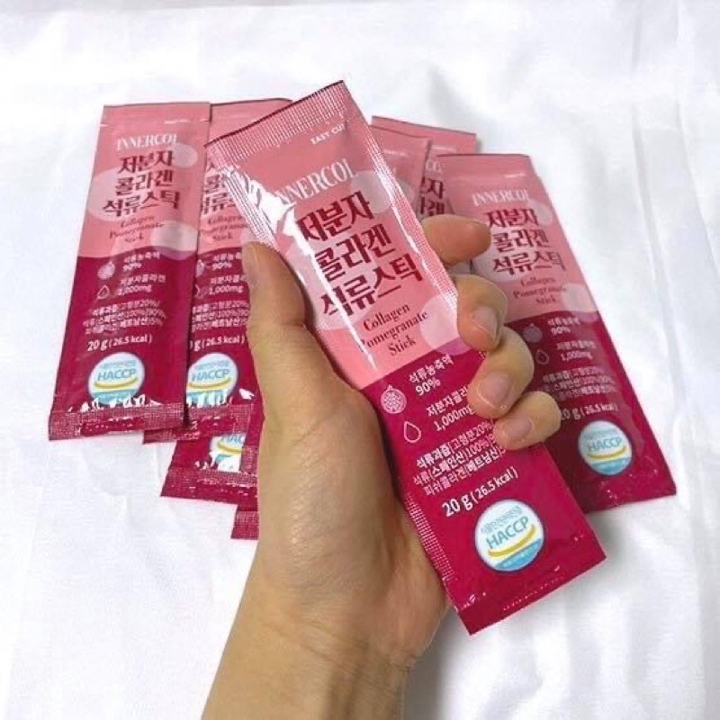 THẠCH COLLAGEN INNERCOL VỊ LỰU VÀ CHERRY ĐẸP DA