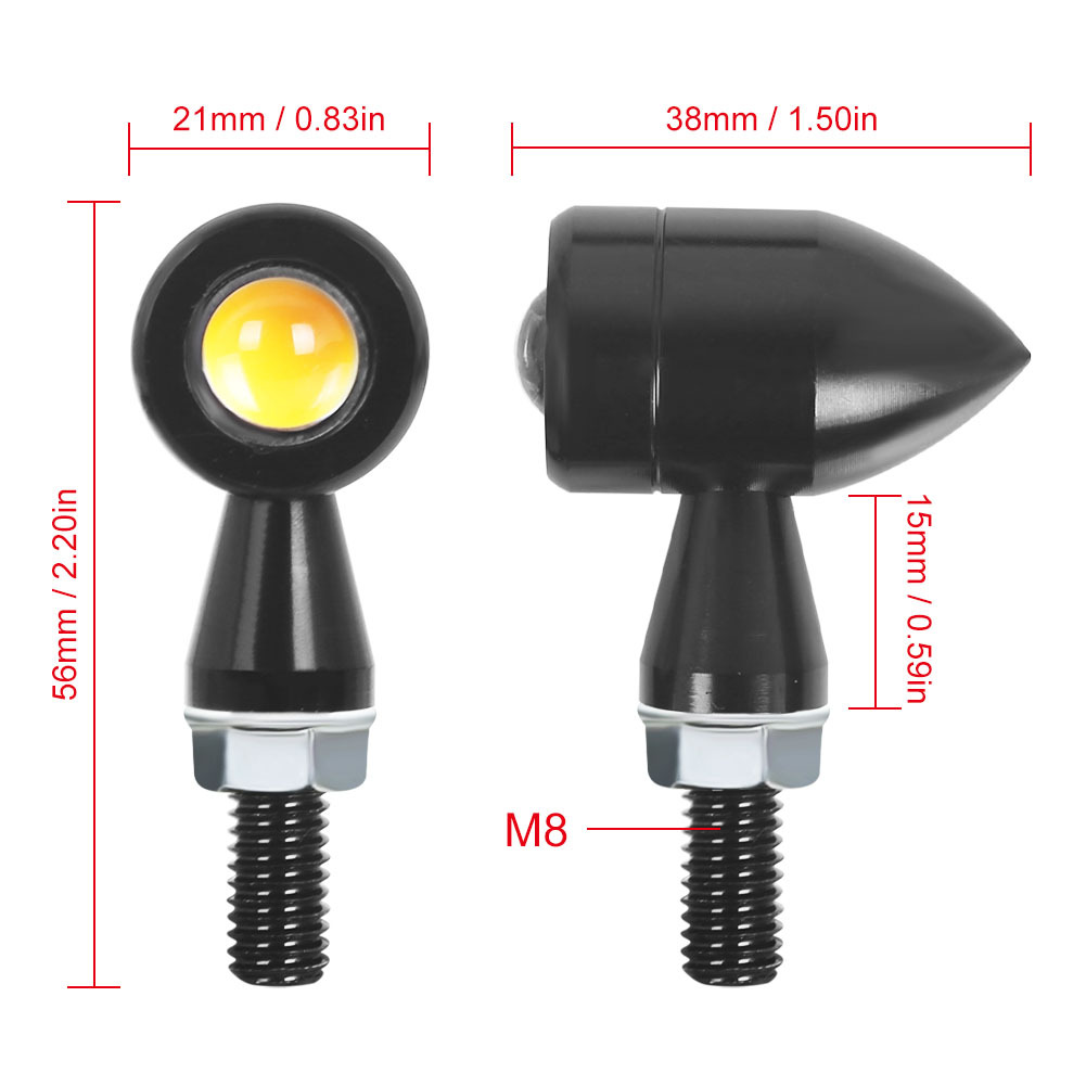 Xi nhan mini led choper bober độ cafe racer tracker