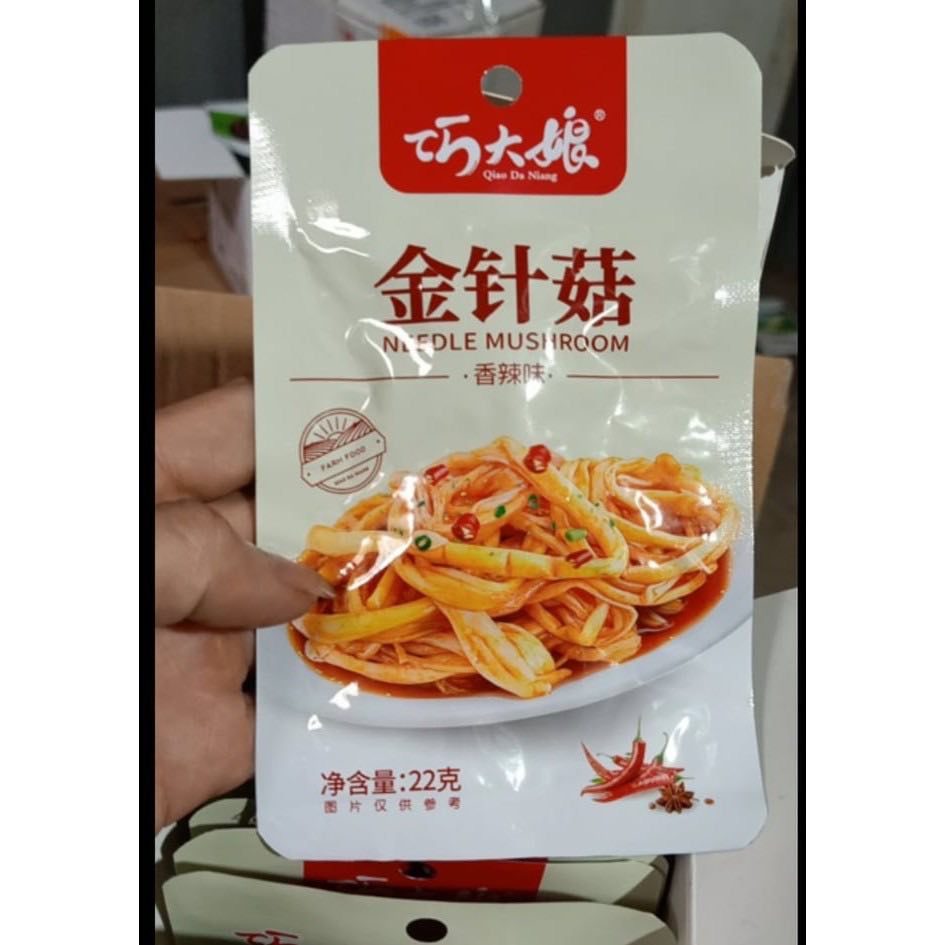 Nấm Kim Châm Sốt Cay Gói 22g