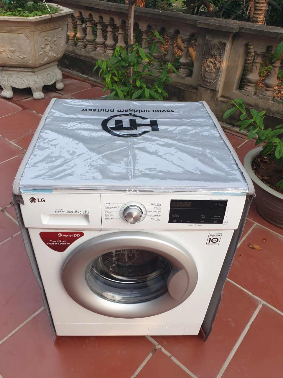 Vỏ bọc máy giặt Electrolux ( chất liệu giả da cao cấp )