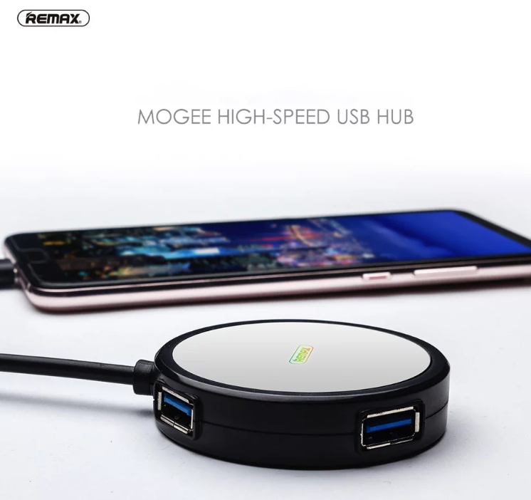 [HCM]Hub chuyển đổi USB Type C ra 4 cổng USB tốc độ cao Remax RU-U20