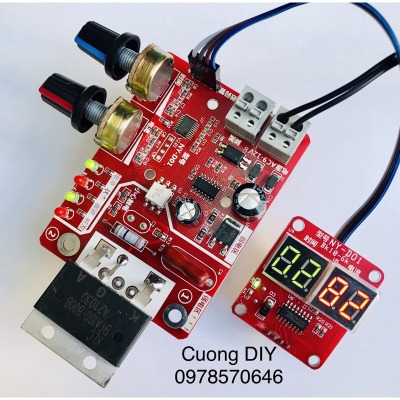 Mạch timer cho máy hàn cell pin.BTA 41-BTA100( Bản chuẩn 2 ic)