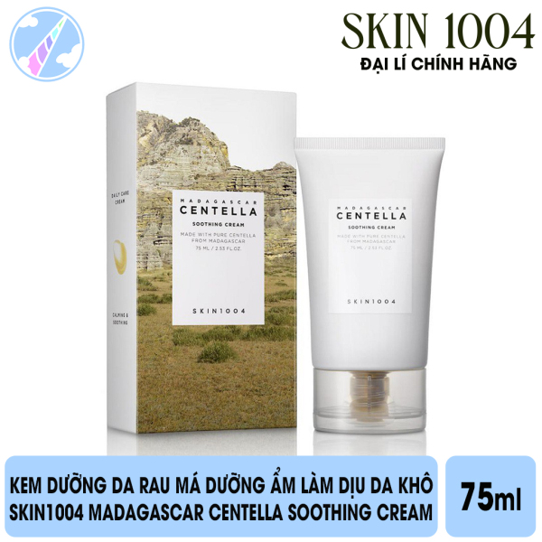 Kem Dưỡng Da Rau Má Skin1004 Madagascar Centella Soothing Cream 75mL