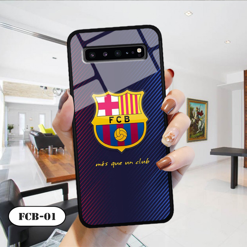 Ốp lưng kính 3D Samsung S10 5G hình đội bóng