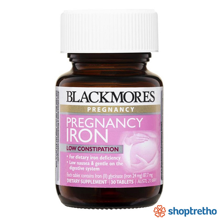 Sắt Blackmores cho mẹ bầu 30 viên