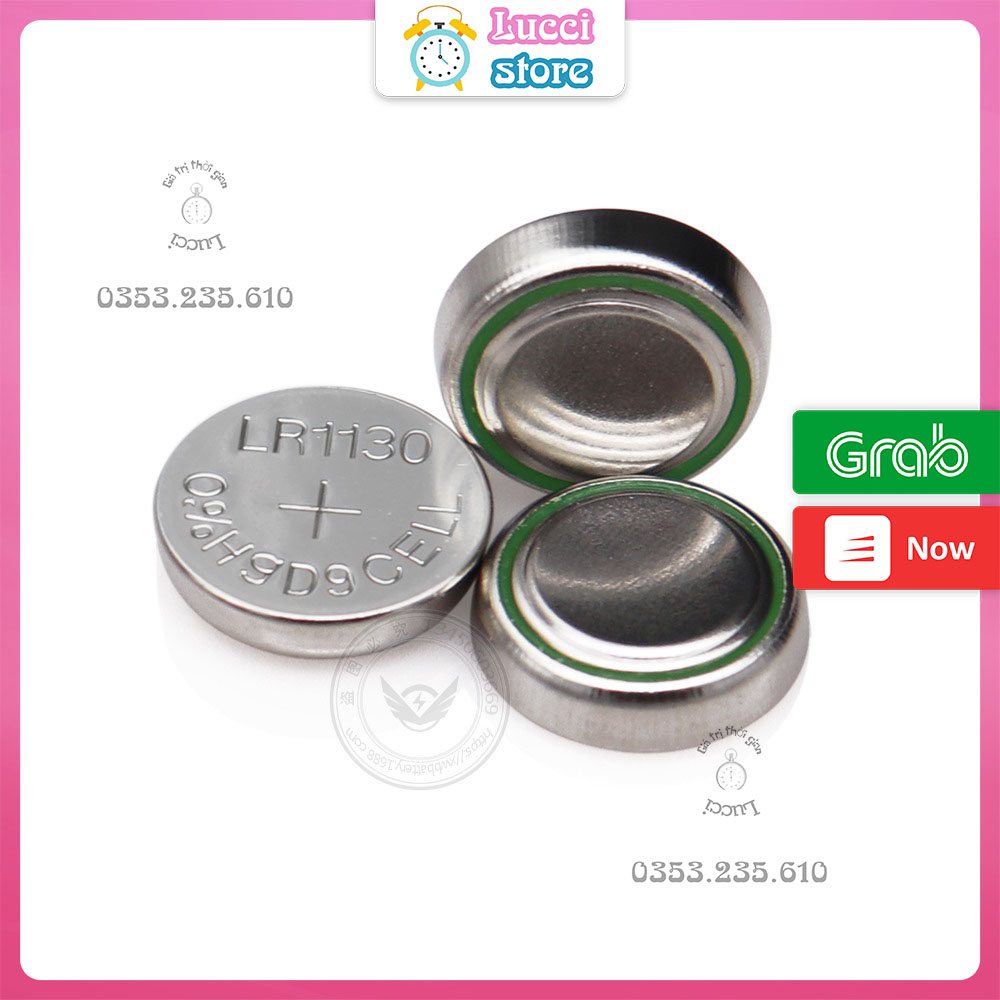 Pin LR1130 đồng hồ, pin cúc áo vỉ 10 viên
