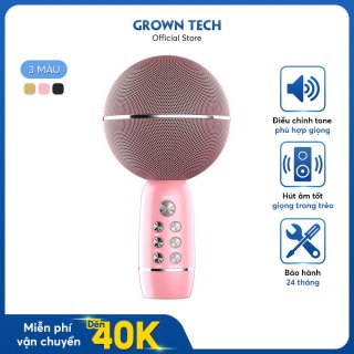 Micro bluetooth karaoke không dây GROWNTECH - YS 08 thumbnail
