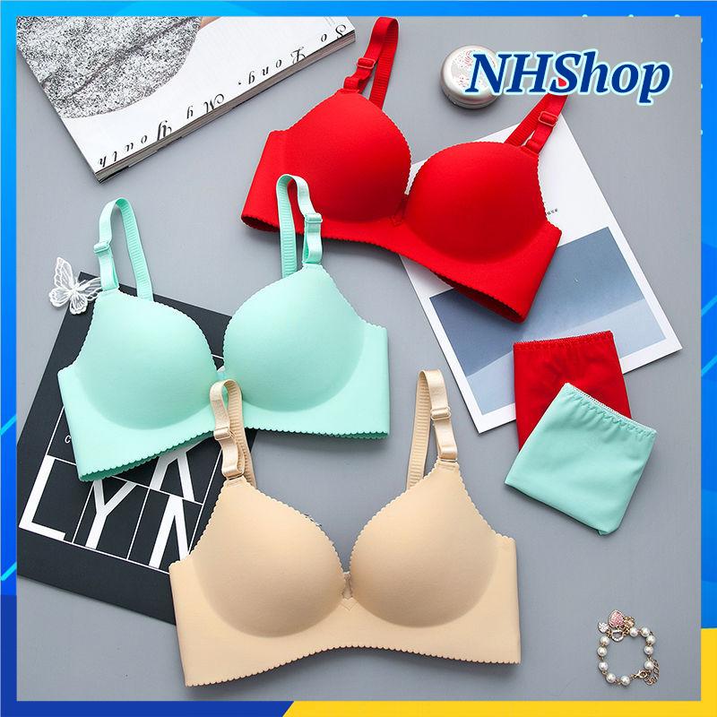 [HCM]Áo lót không gọng SIÊU NÂNG NGỰC mút dày 4.5cm tạo khe QUYẾN RŨ - Áo nâng ngực không gọng - NHShop