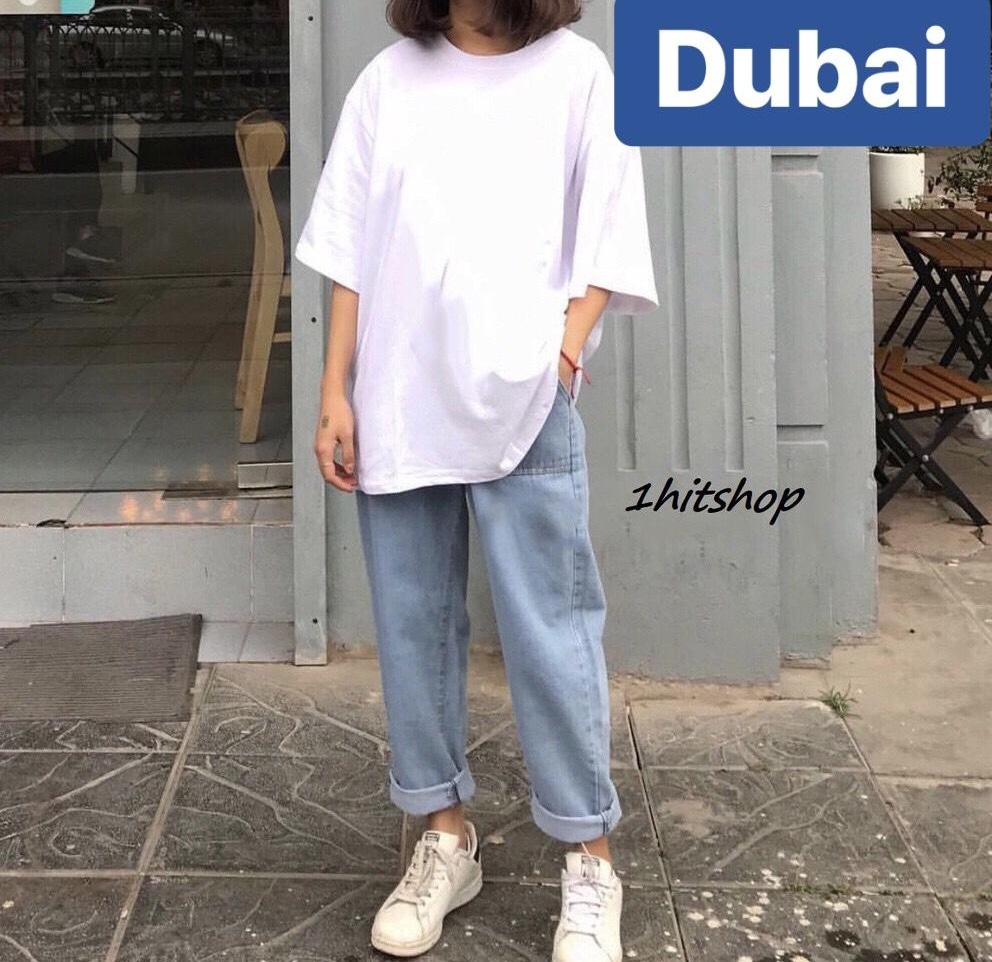 QUẦN BAGGY JEAN NỮ CHẤT BÒ ỐNG SUÔNG RỘNG XANH 2 TÚI TO LƯNG CAO NÂNG MÔNG HÀN QUỐC MỚI DB-02 CAO CẤP - DUBAI FASHION