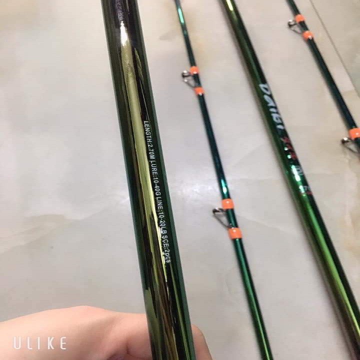 Cần câu lure 2 khúc Daiki 7 màu  (cam kết bán hàng chất lượng có bảo hành)