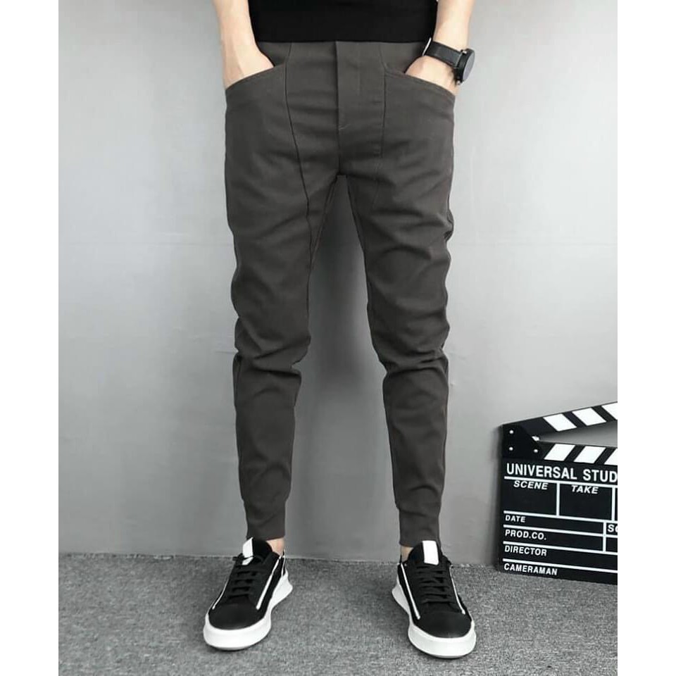 QUẦN JOGGER KAKI BASIC TRƠN NAM NỮ ỐNG CÔN KHÔNG BO CHẤT DÀY DẶN BAO ĐẸP