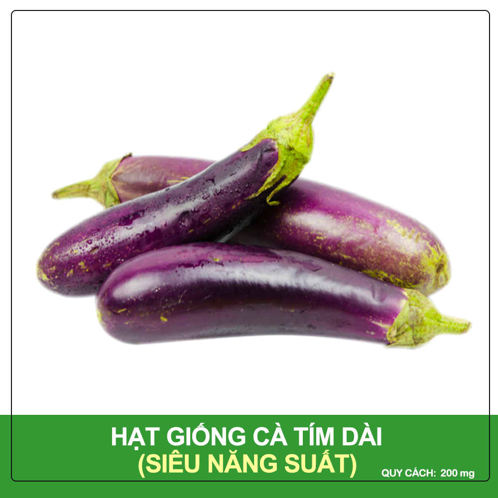 Hạt Giống Cà Tím Dài Phú Nông Gói 0,2 Gram