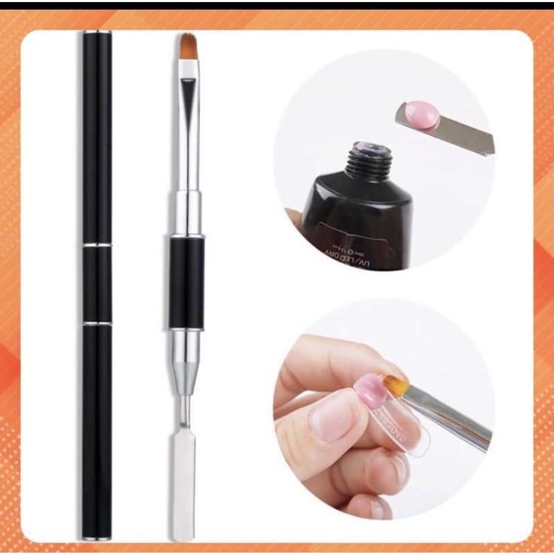 Cọ đắp gel 2 đầu, cọ tán gel gôm - sugar nails