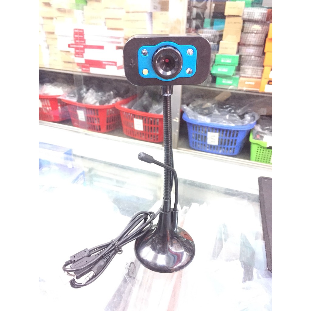 Webcam cho máy tính Vcam 720p HD Chân Cao Có Mic