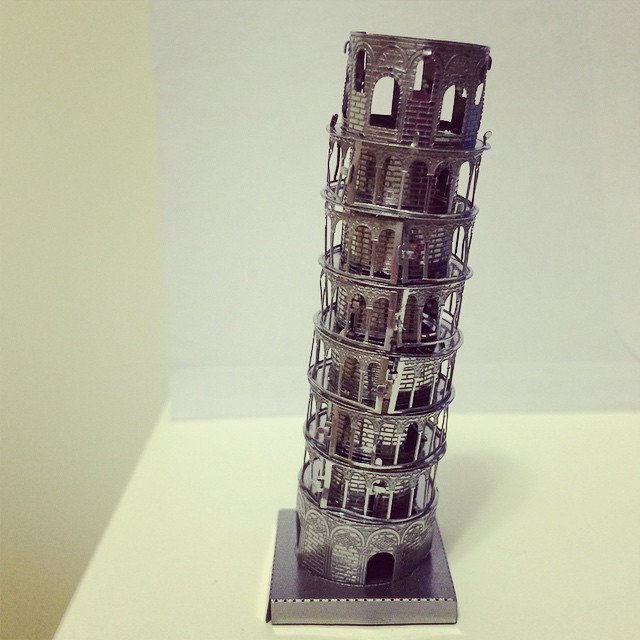 Mô Hình 3D Kim Loại Lắp Ráp Tháp Nghiêng Pisa [Chưa Lắp]
