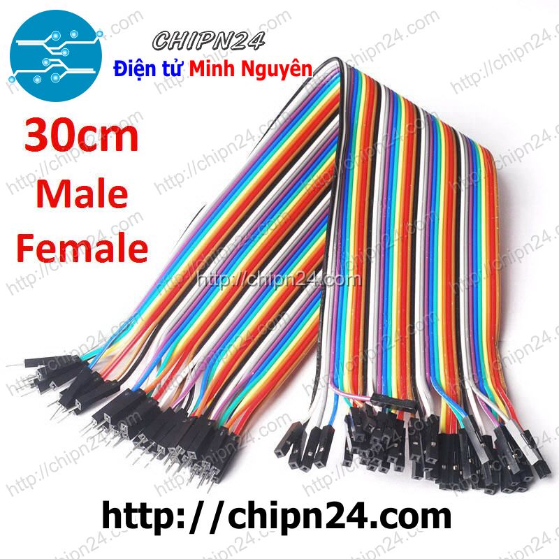 Dây cắm test board 30cm đực-cái