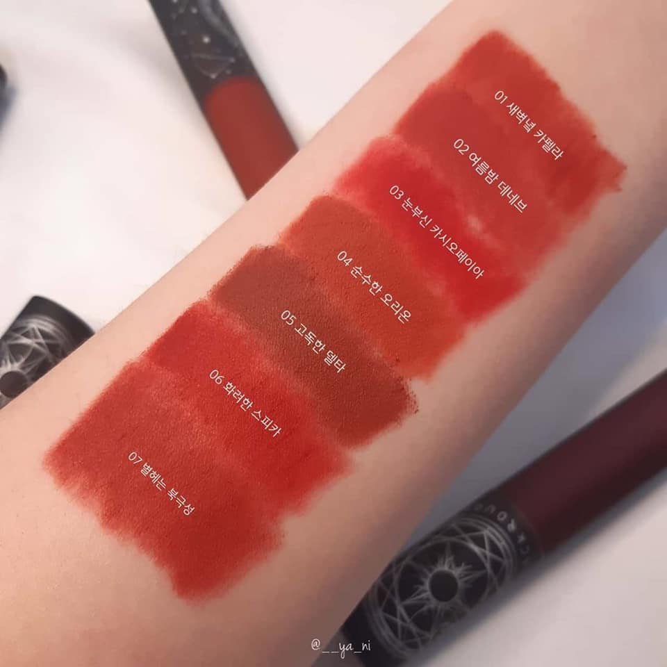 [NEW ARRIVAL] Son kem BR phiên bản tarot Cream Matt Rouge – CAVALI – Son kem lì siêu mịn môi lên không làm lộ vân môi