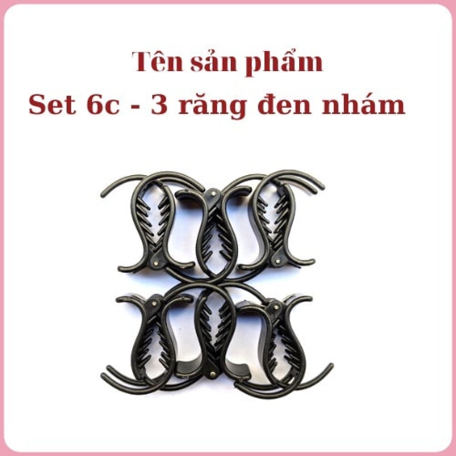Kẹp tóc càng cua novset kẹp càng cua trong suốt cho nàng