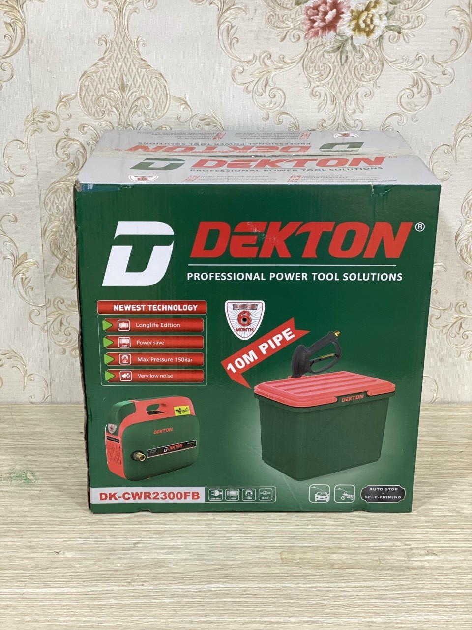 Máy rửa xe Dekton 2300w DK-CWR2300FB mẫu mới