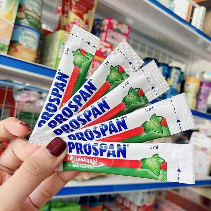 DẠNG GÓI - Siro Ho Prospan Đức Dùng Cho Bé Từ 6 Tuổi