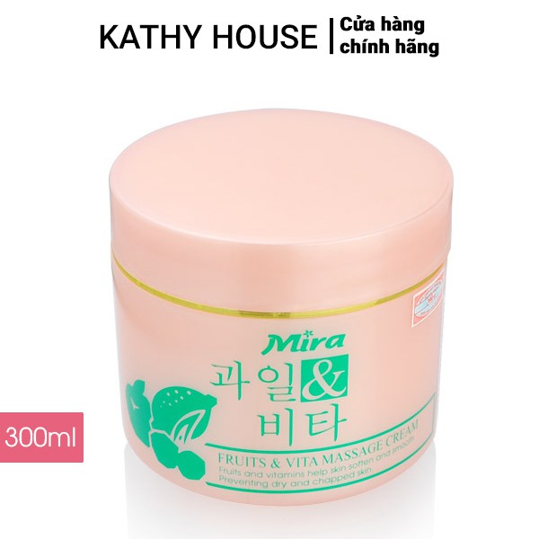 Kem Massage Mira Fruits & Vita Cleansing Cream Hồng 300ml