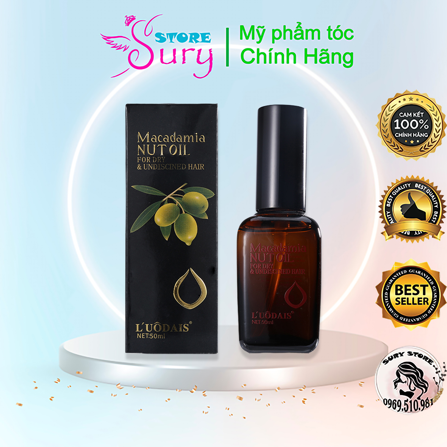 Tinh dầu dưỡng tóc macadamia nut oil 50ml