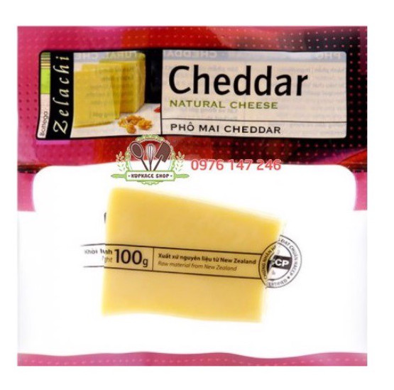 Phô mai Cheddar Bottega Zelachi 100g