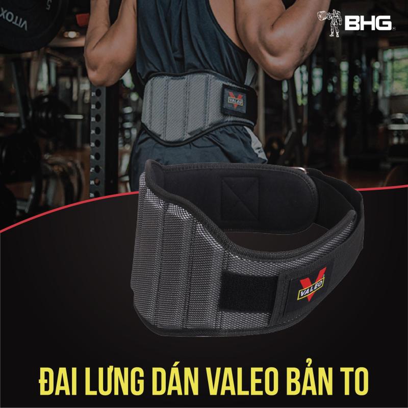 Đai lưng Tập Gym Valeo Bản To 19cm Hỗ Trợ Squat
