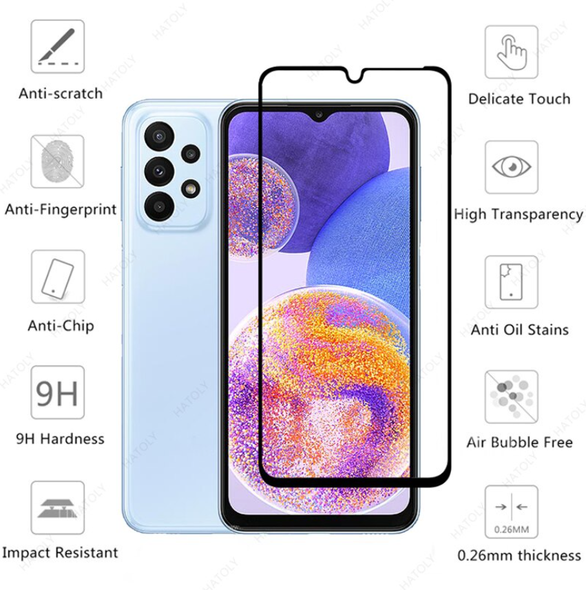 Miếng dán cường lực full màn hình samsung A23