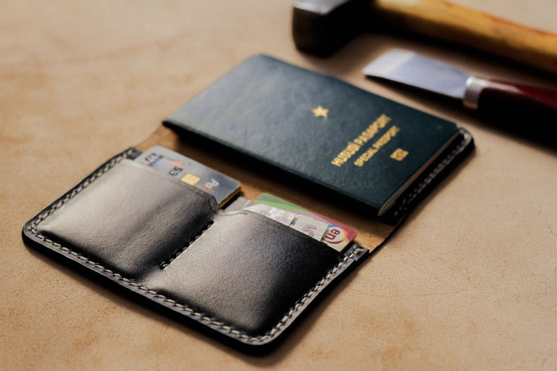Ví da đựng passport da thật (Da thật nguyên con)