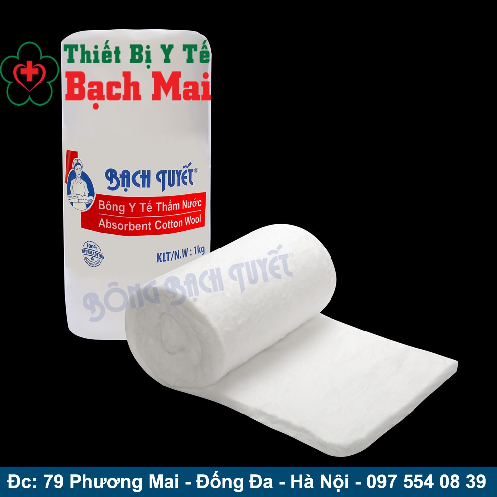Bông Y Tế Bạch Tuyết 01kg
