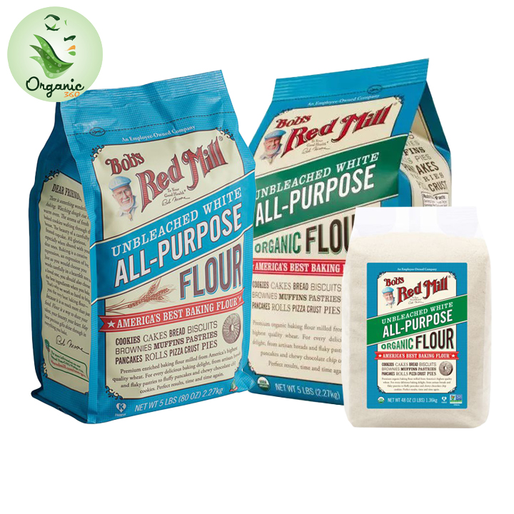 Bột mì đa dụng Bob's Red Mill 1.36kg/ 2.27kg - Unbleached All Purpose Flour