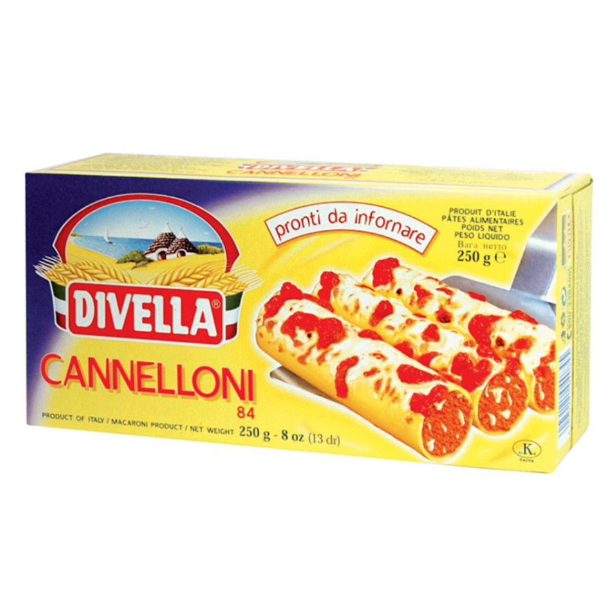 Mì Ống Cuộn Divella Cannelloni 250gr Nhập Khẩu Ý