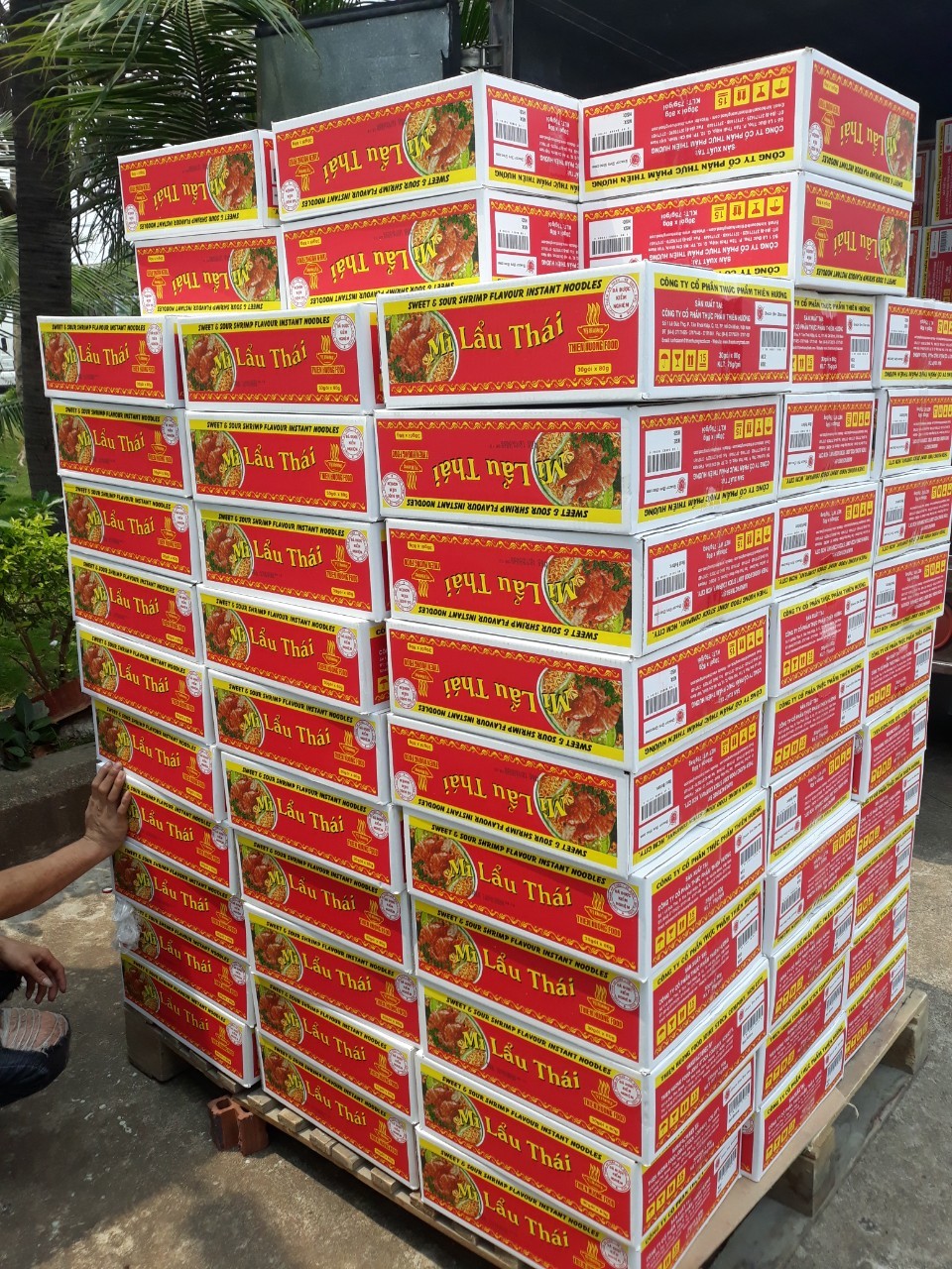 Thùng 30 gói Mì Lẩu Thái 75gr