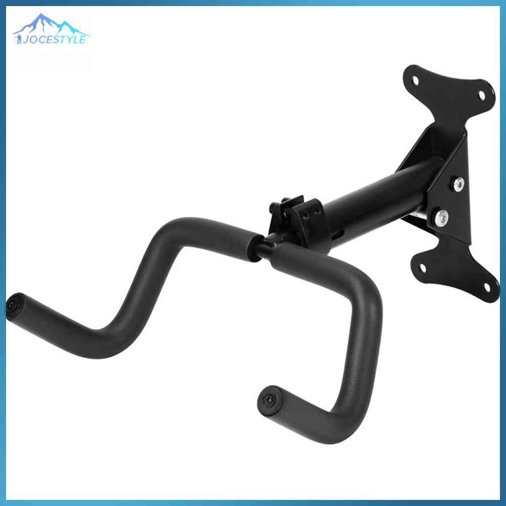 Bike Wall Mount Horizontal Adjustable Aluminum Alloy Bicycle Rack Holder Hook for Storage