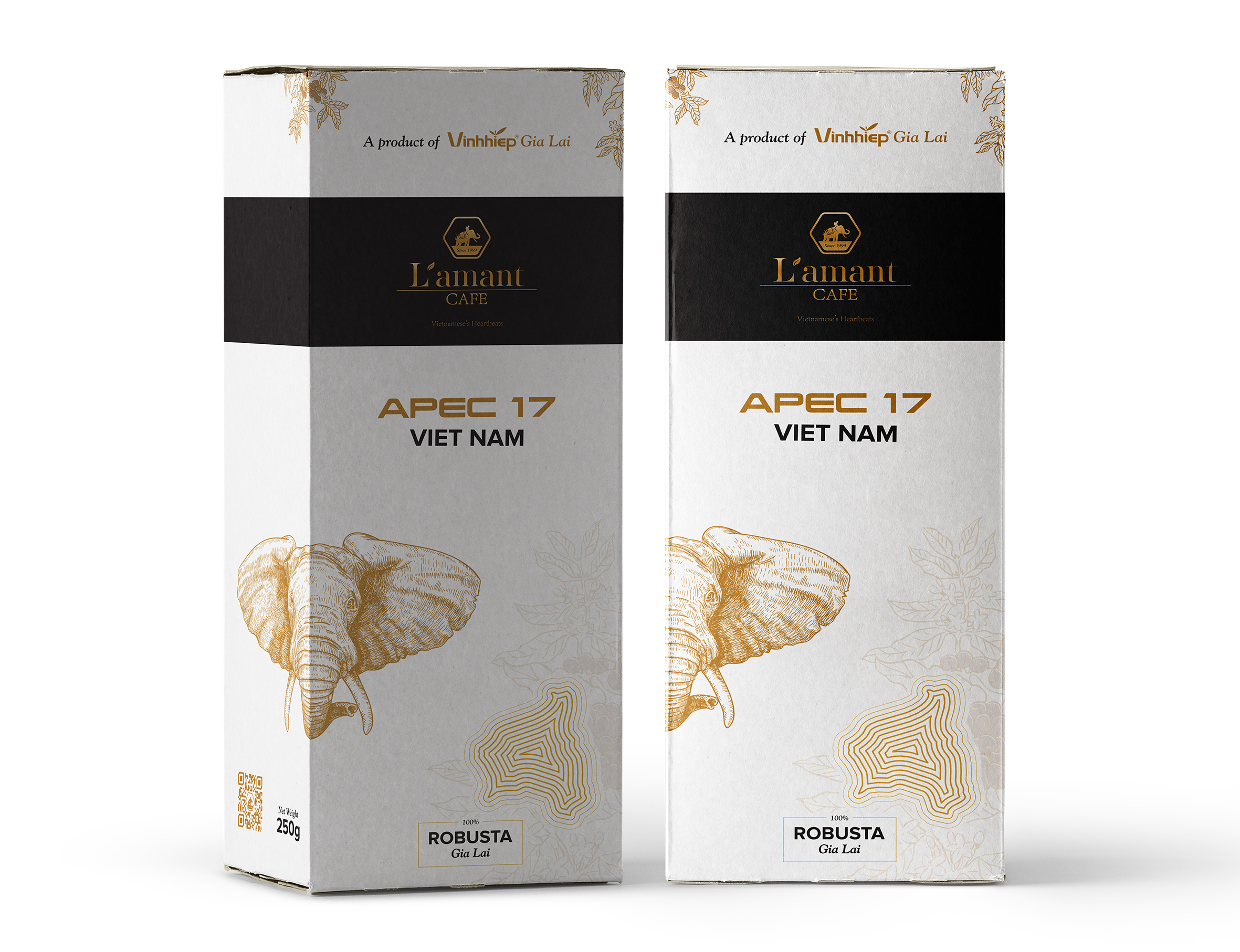 Cà phê rang xay L’amant APEC 2017 100% Robusta - L’amant APEC 2017 Robusta Ground Coffee