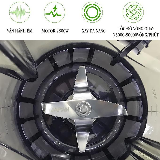 [HCM][Trả góp 0%]Máy xay đậu nành đa năng Fuki 2800W (FK-2800)