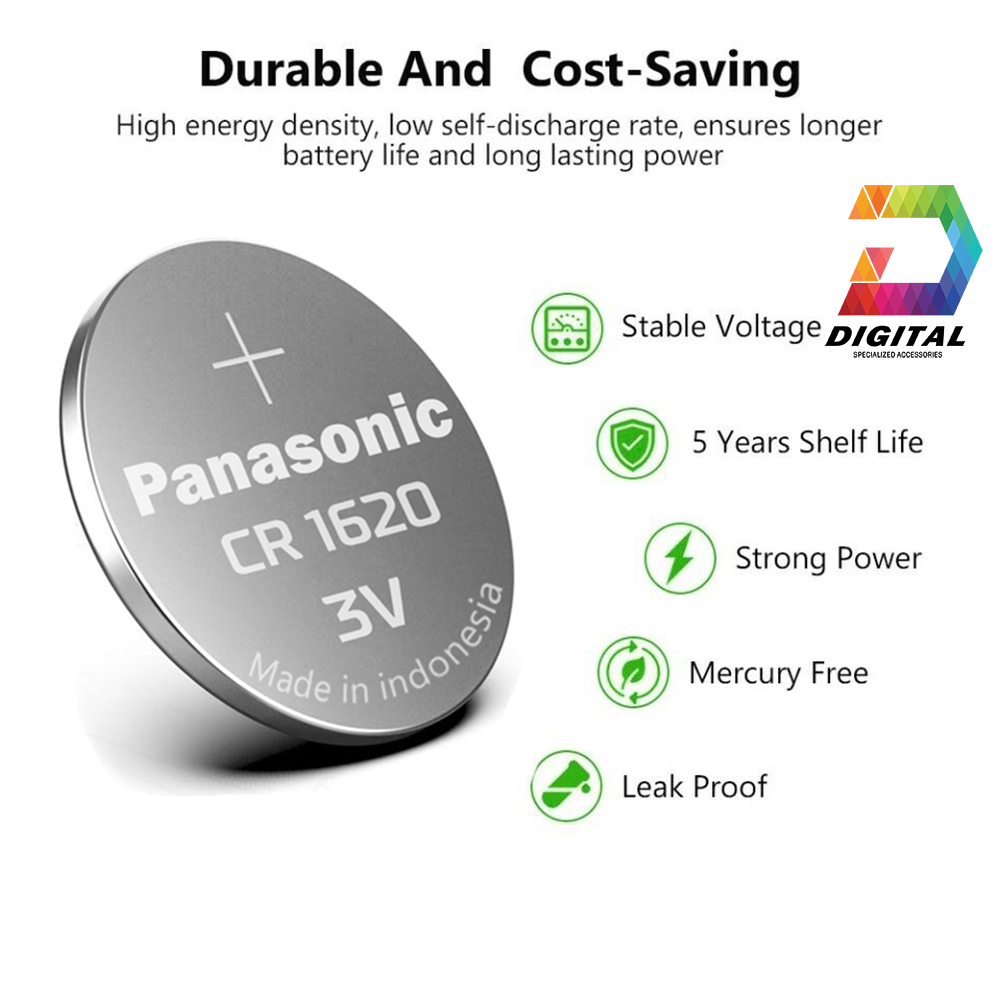 Pin Cmos Panasonic CR1620 Lithium 3V Chính Hãng