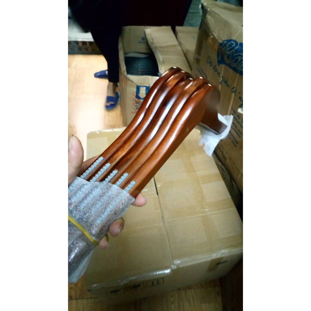 COMBO 20 MÓC GỖ NỮ NÂU TRÒN CÓ ĐỆM