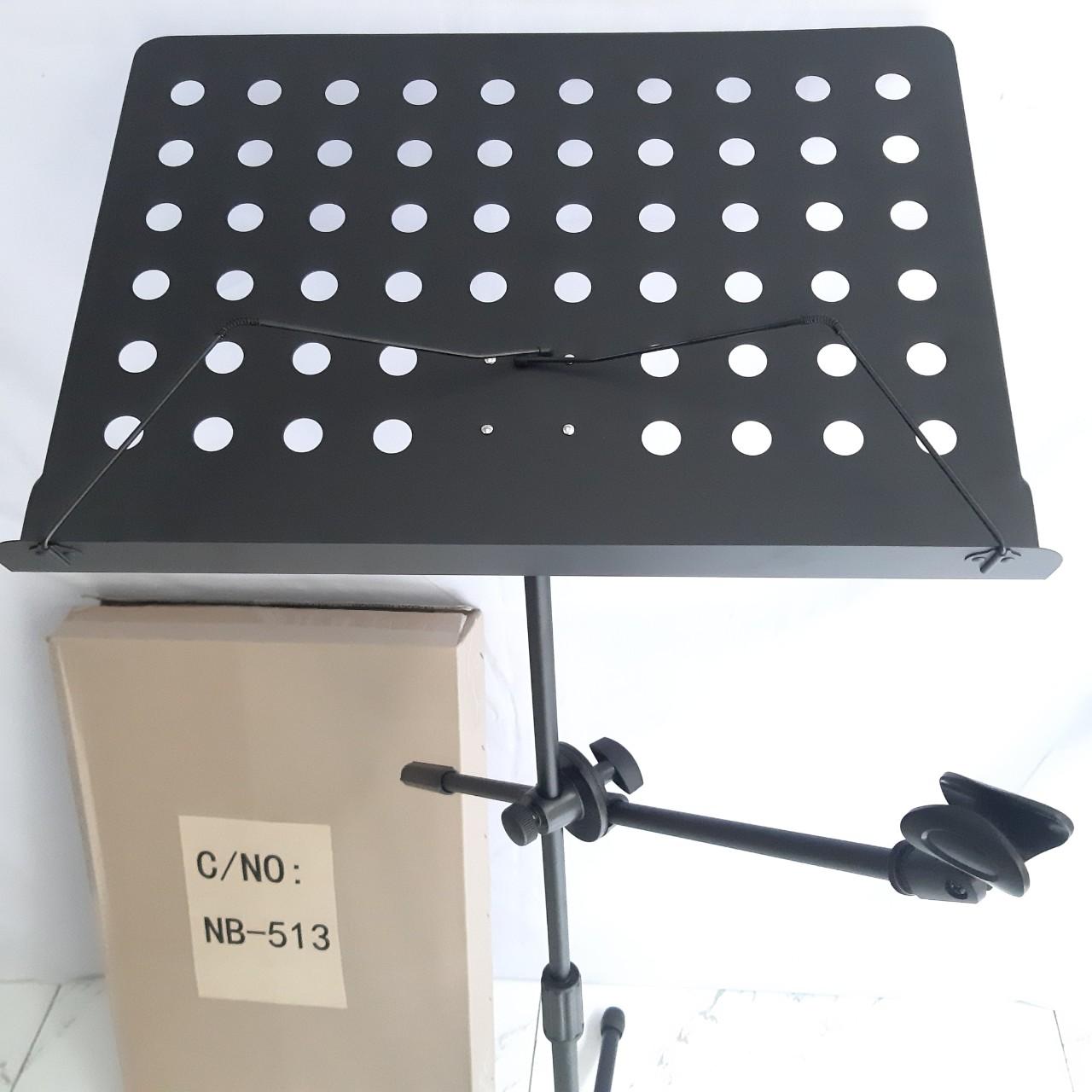 CHÂN NHẠC, CHÂN ĐỠ NHẠC. KẸP MICRO. NB 513. (cao 1m2)