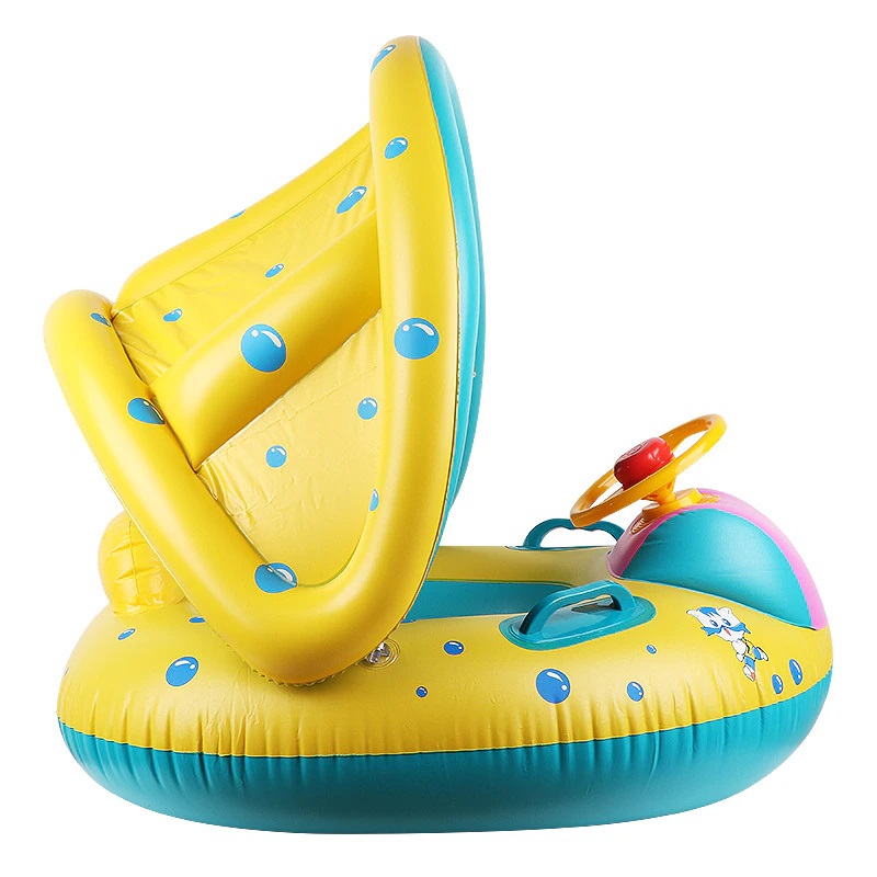 Phao Bơi Xỏ Chân Có Mái Che Cho Bé (Dưới 18KG)
