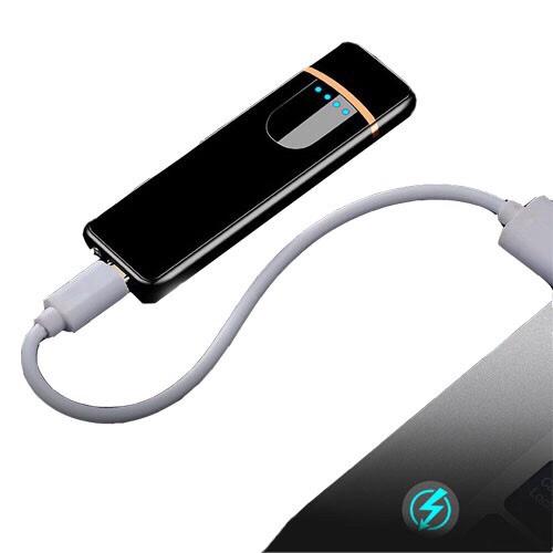 Combo 1 Bật lửa điện cảm ứng xạc pin và 1 bật lửa xăng bằng đồng