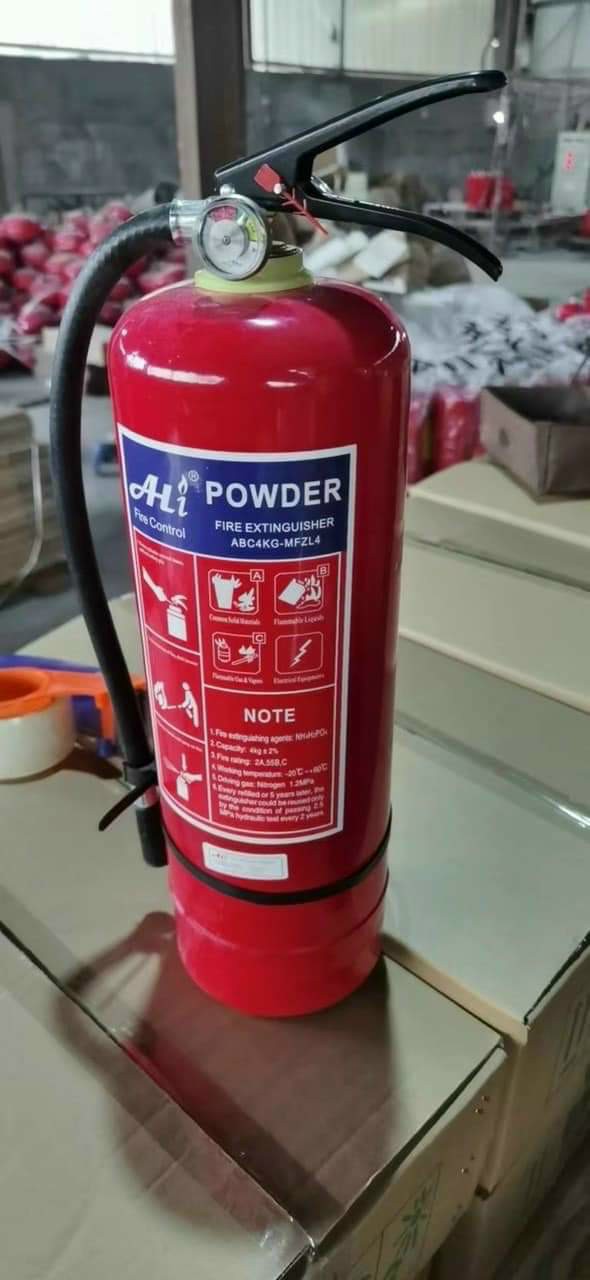 Bình Chữa Cháy Bột ABC 4kg Ali, Bình Cứu Hỏa Đạt Tiêu Chuẩn PCCC
