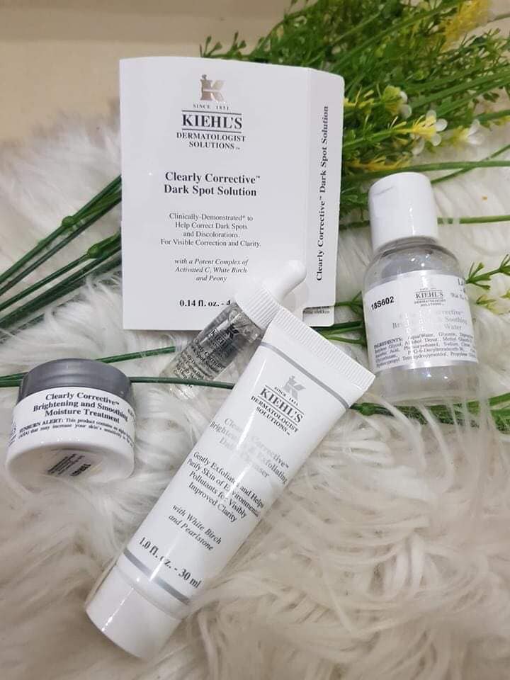 Set dưỡng Kiehls trắng da, mờ thâm nám