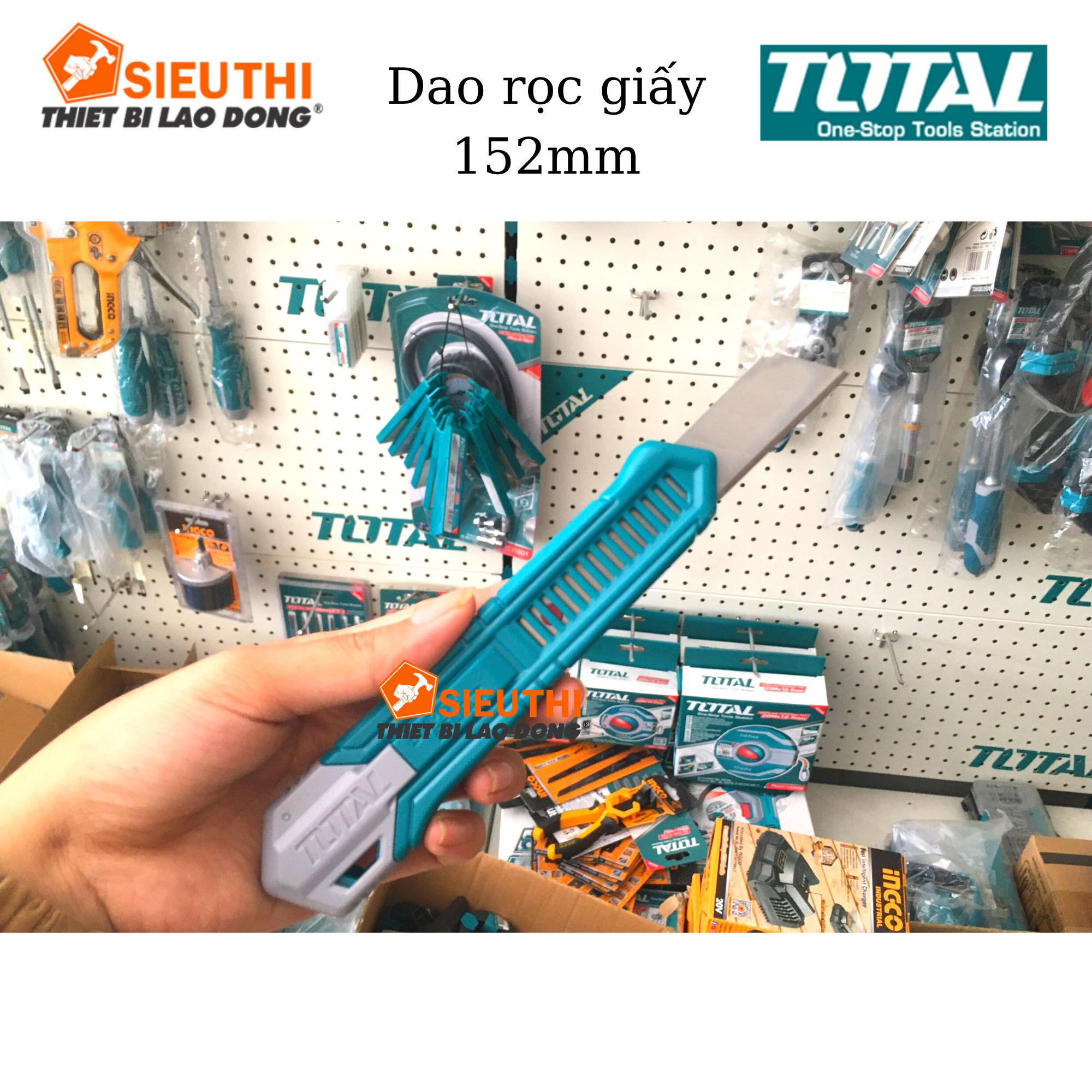 Dao rọc giấy dòng siêu rẻ 152mm TOTAL THT51001