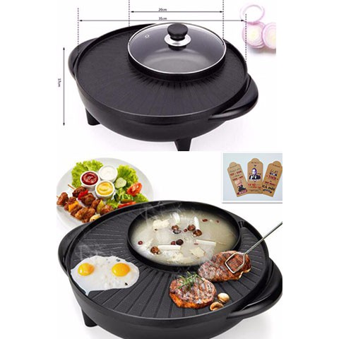 Nồi Lẩu Nướng 2 Trong 1