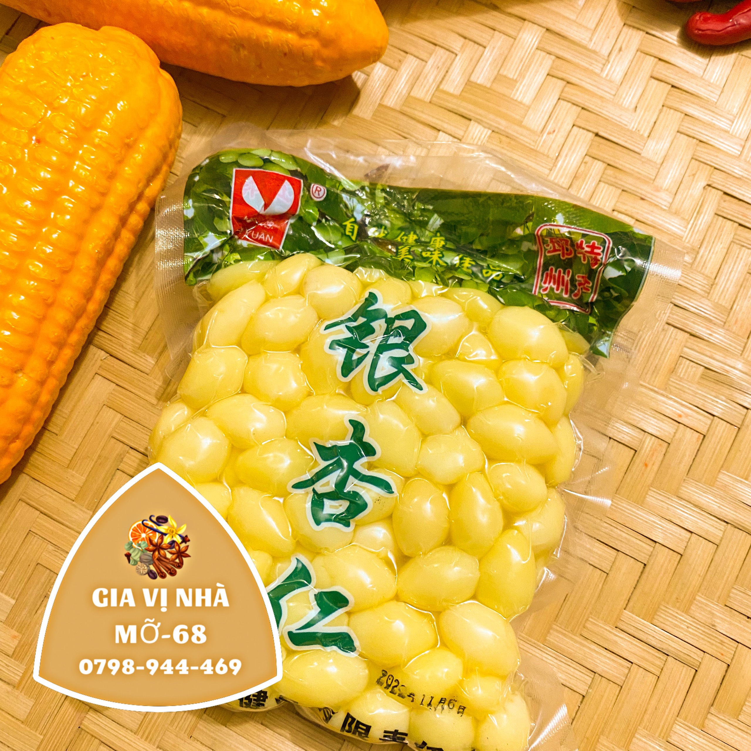 Bạch quả hút chân không - gói 250gr