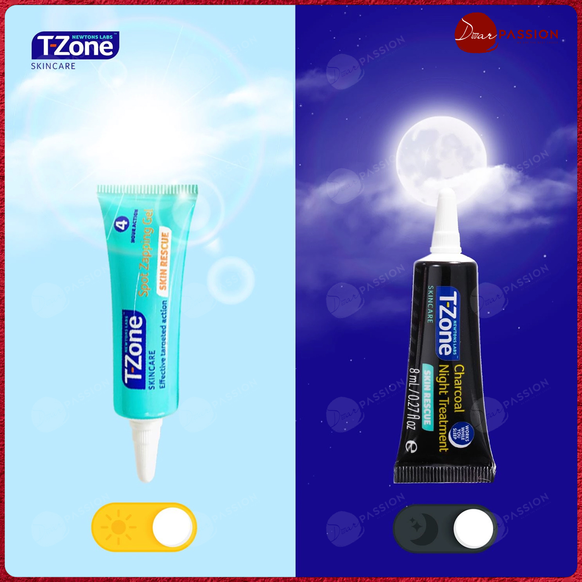 Gel Chấm Mụn Cấp Tốc T-Zone 8ml Skincare Spot Zapping Gel